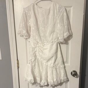 Selfie Leslie Ivory Floral Dress
